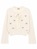 Pullover with Front Bow
