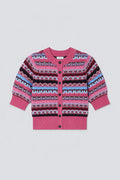 Print Pullover with Tie