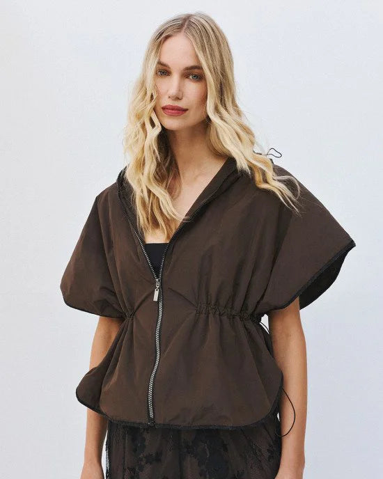 Puffer Vest with Drawstring