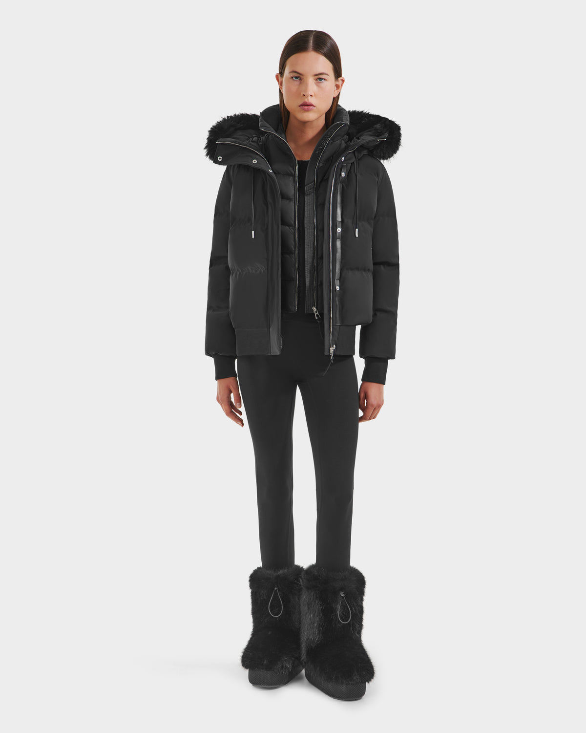 Jacket with Removable Fur