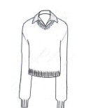 Design Pullover with Rhinestones