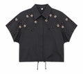 Shirt Jacket with Stones