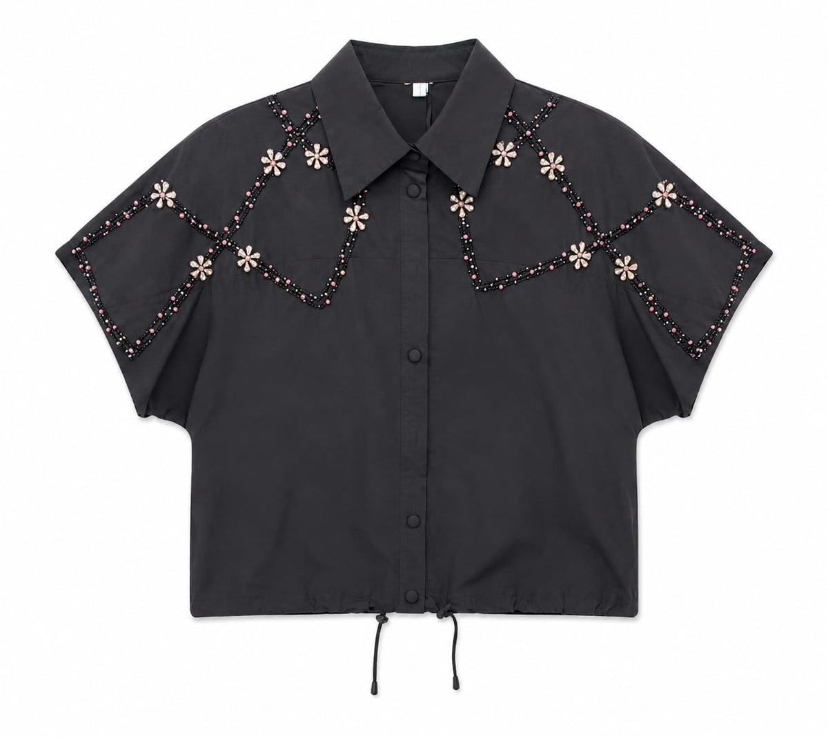 Shirt Jacket with Stones