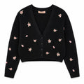 Knitted Cardigan with Design