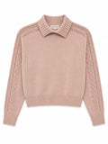 Knit Turtleneck with Design Sleeves