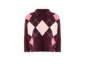 Argyle Knit Pullover