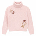 Sweater with Floral Embro