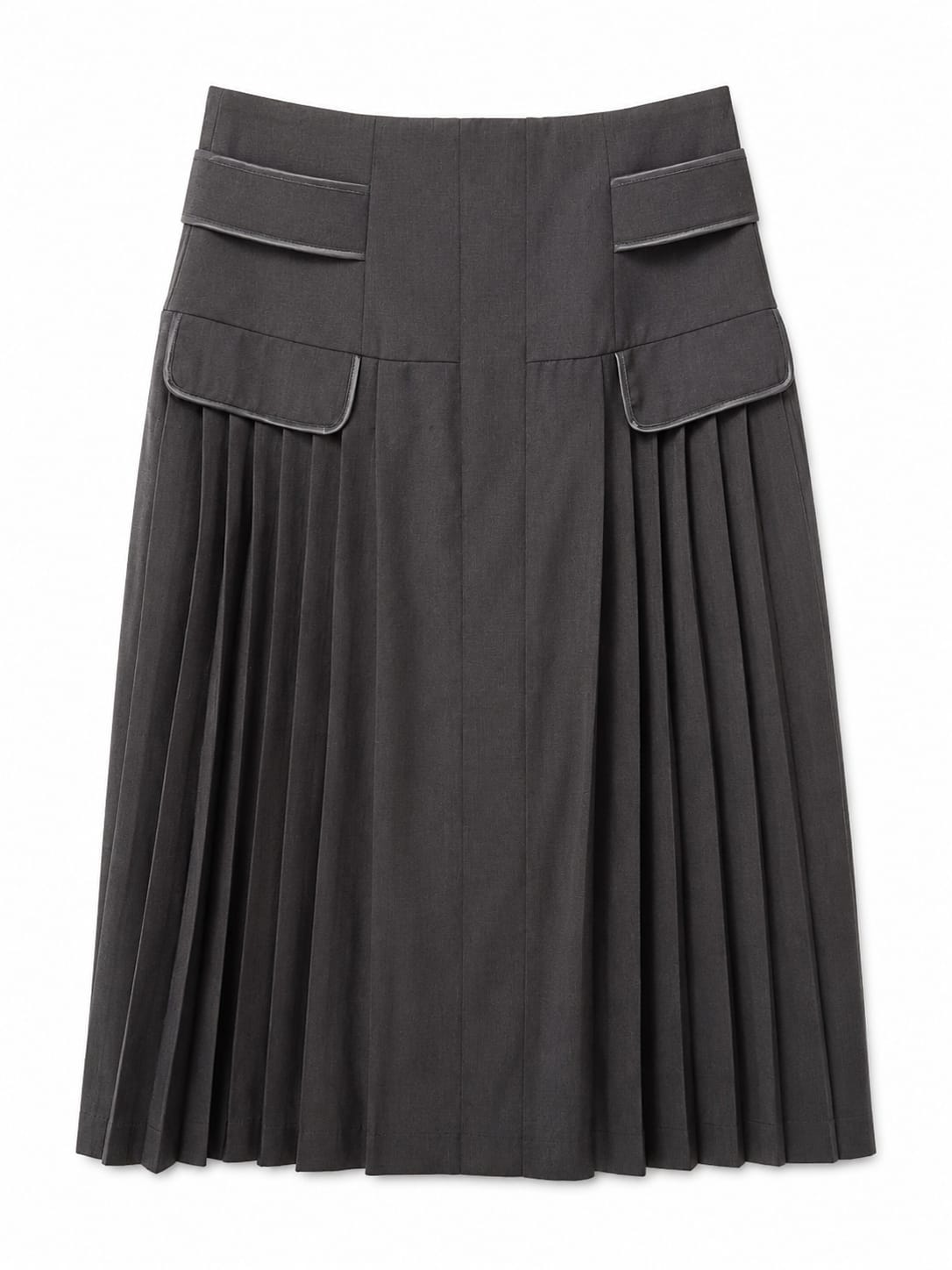 Pleated Skirt w/ Pockets