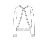 Design Cardigan with Underlay