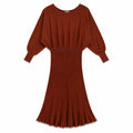 Dress with Pleated Bottom