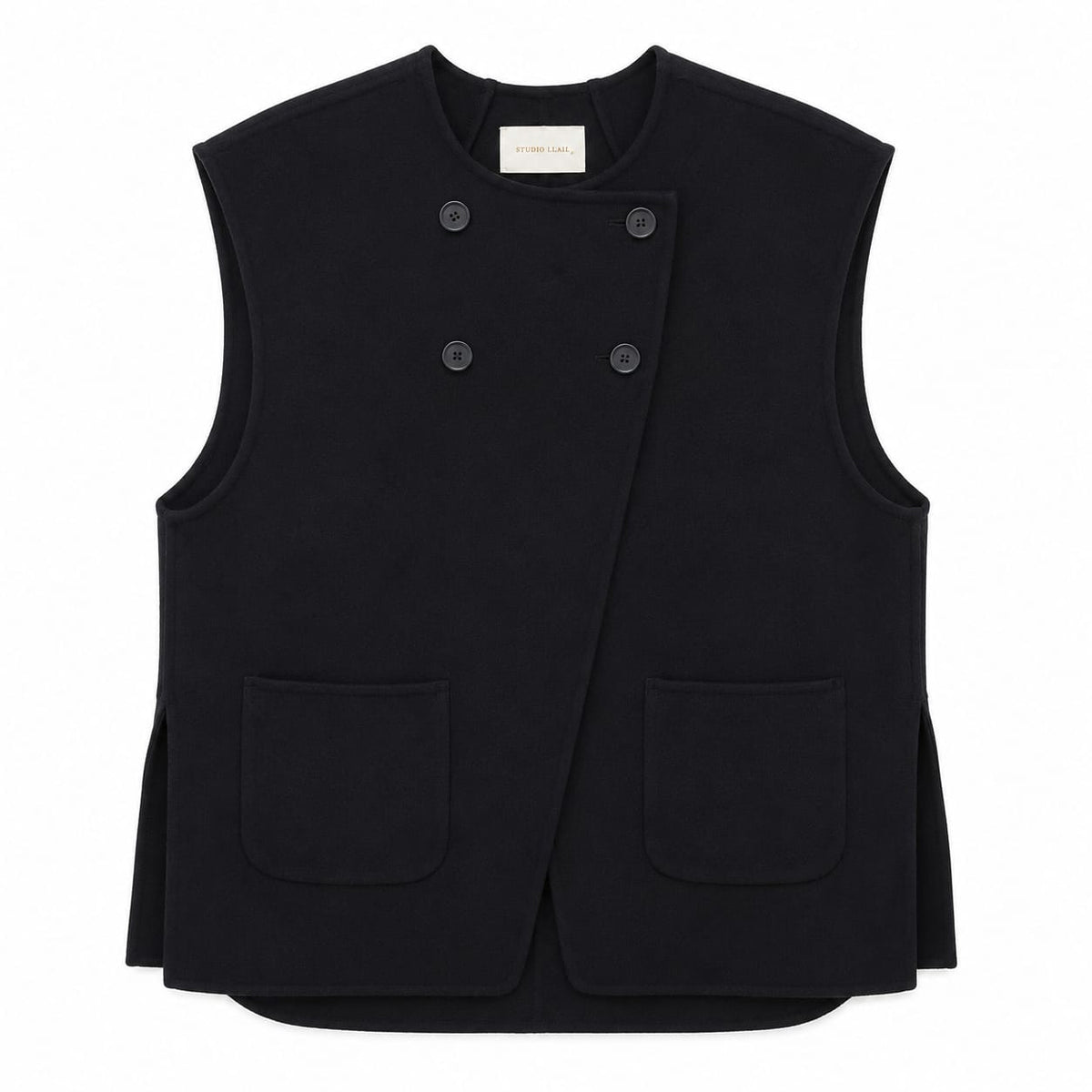 Short Wool Vest