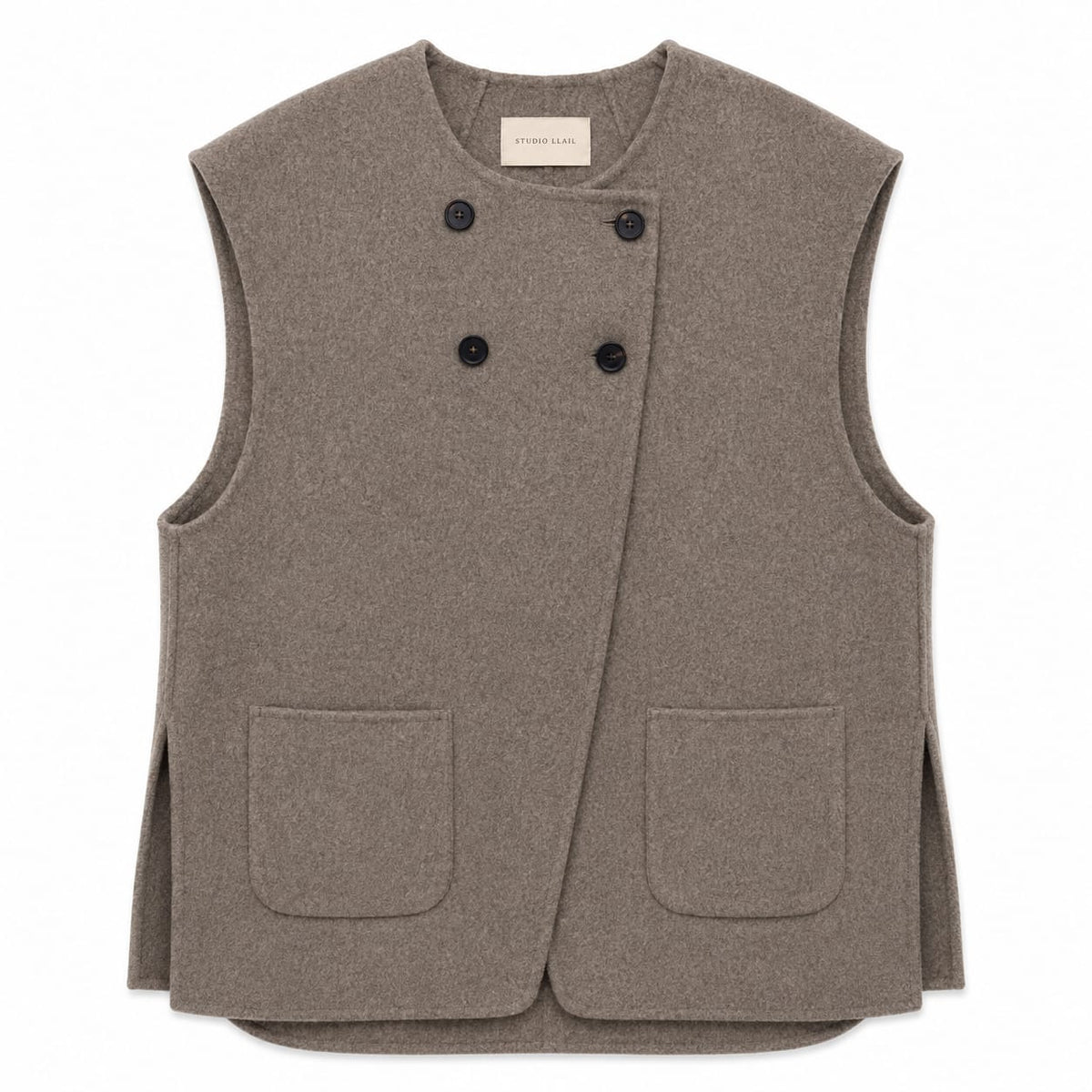 Short Wool Vest
