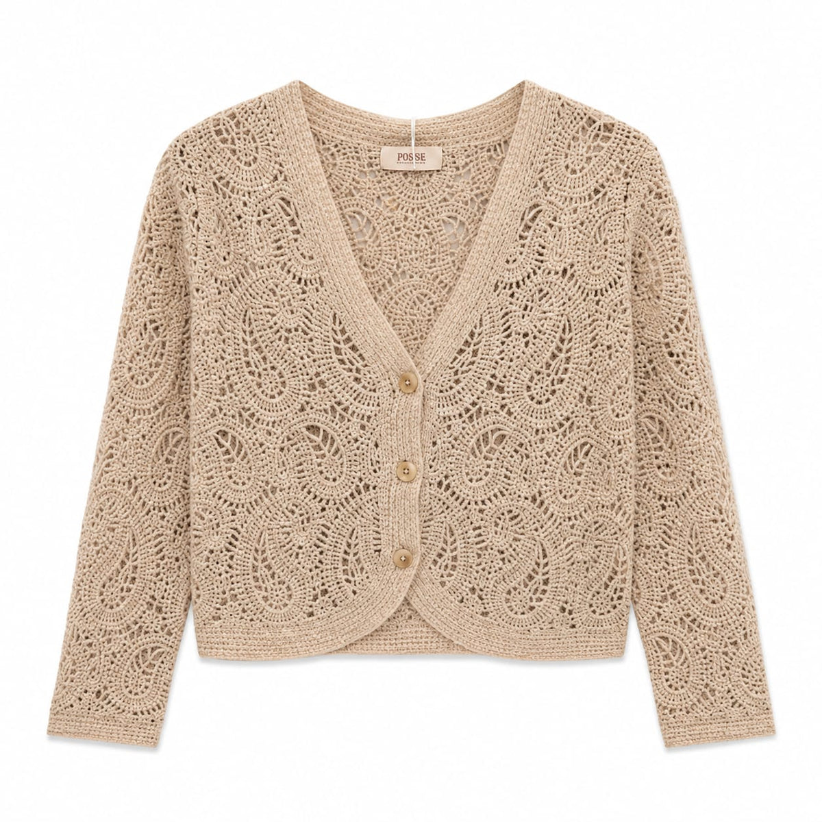 Cashmere Cardi with Studs