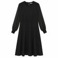 Dress with Chiffon Sleeves