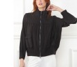 Pleated Pocket Zip Jacket