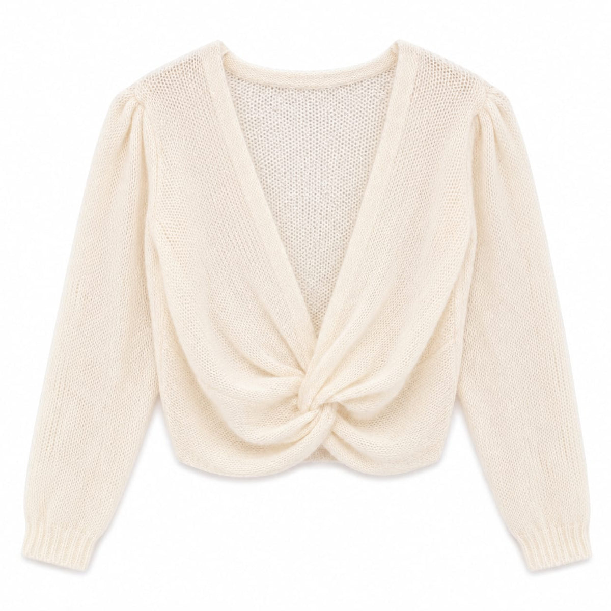 Sweater with Crisscross Design