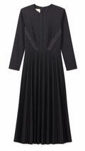 Dress with Pleated Bottom