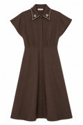 Dress with Design Collar
